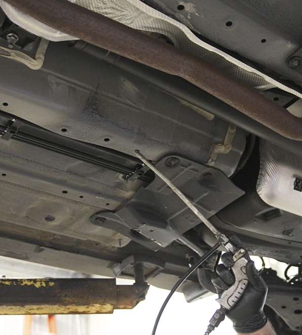 Undercarriage rust prevention treatment